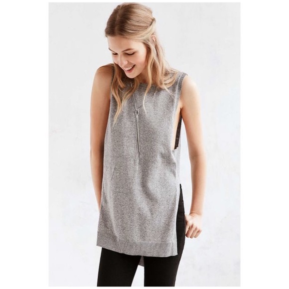 Urban Outfitters Tops - Silence & Noise knit high-low sleeveless tunic